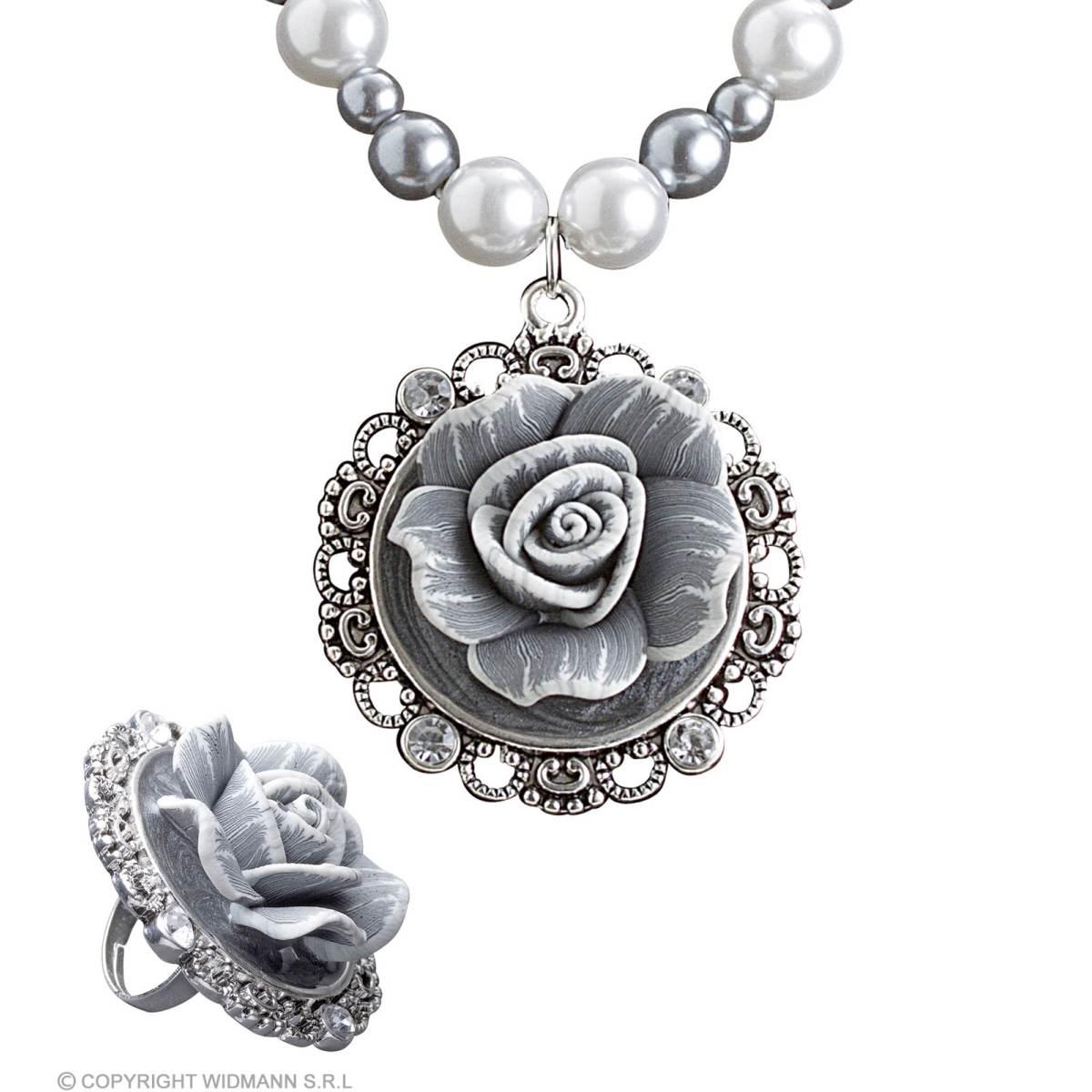 Collana Perle Con Cameo E Orecchini |Widmann