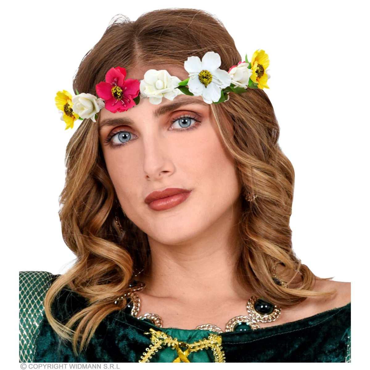 Corona Con Fiori E Fiocco |Widmann