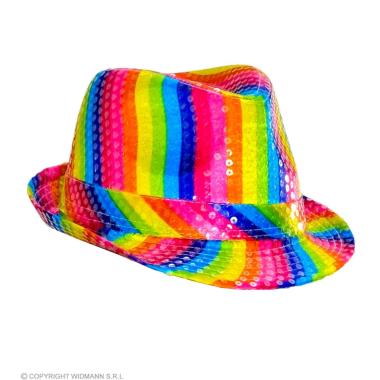 Cappello Borsalino Con Paillettes Multicolor |Widmann