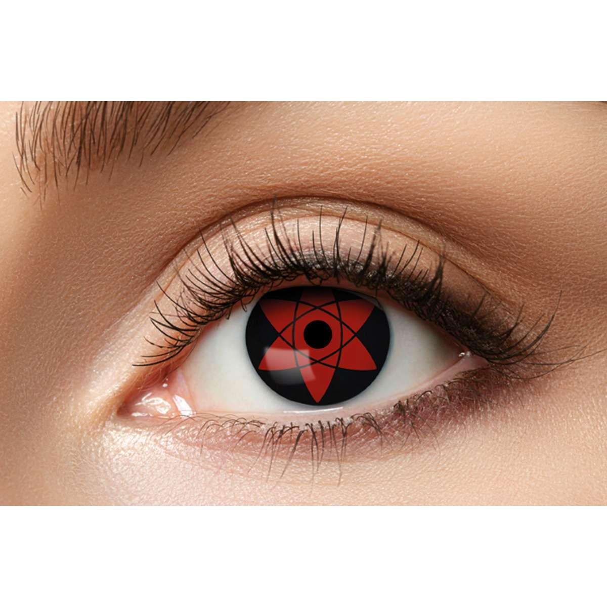 Lenti A Contatto Trimestrali Uchiha Stella Rosso Set pz.2 |Zoelibat