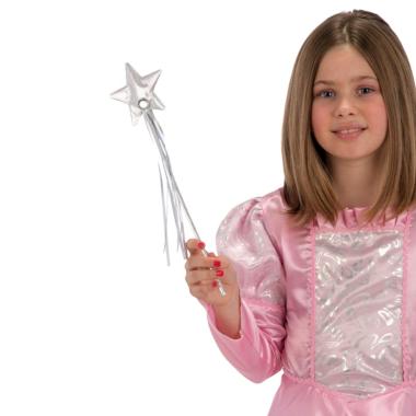 Bacchetta Fata Argento Con Frange |Carnival Toys
