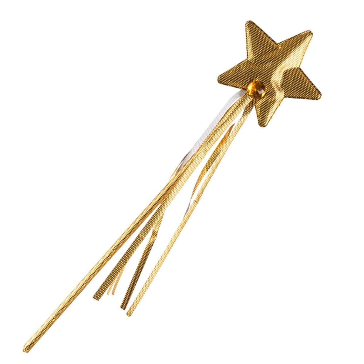 Bacchetta Fata Oro Con Frange |Carnival Toys