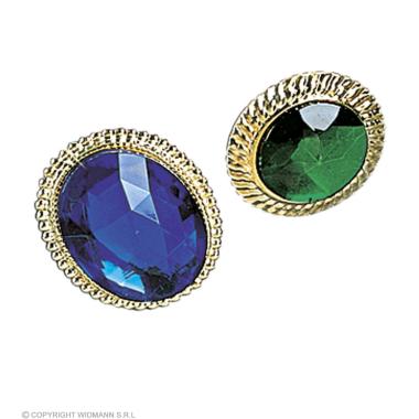 Anello Metallo Con Pietra 2 Colori |Widmann