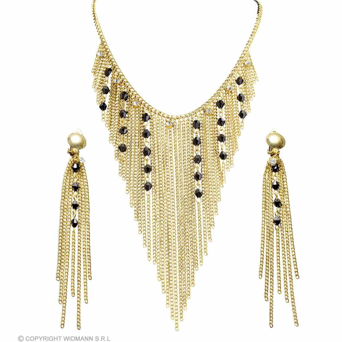 Collana Metallo Oro Con Orecchini |Widmann