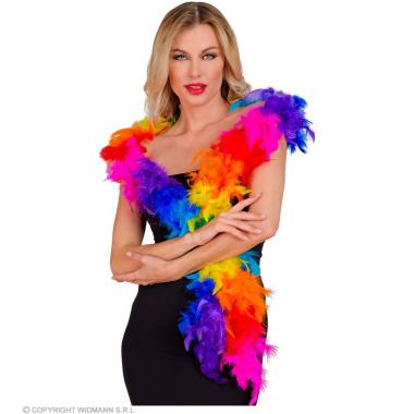 Boa Di Piume cm.180 Gr.80 Arcobaleno |Widmann