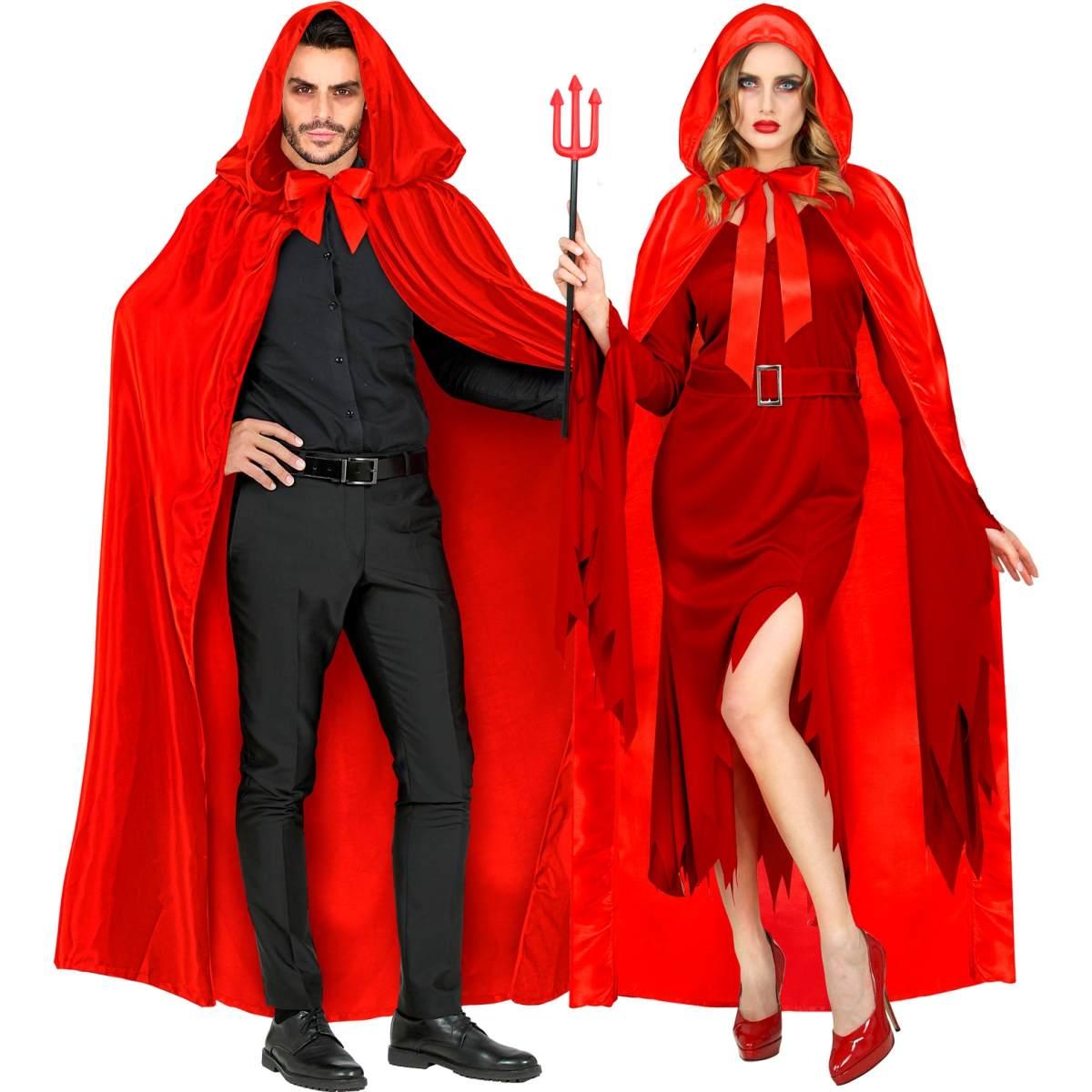 Mantello cm.145 Rosso con Cappuccio |Widmann