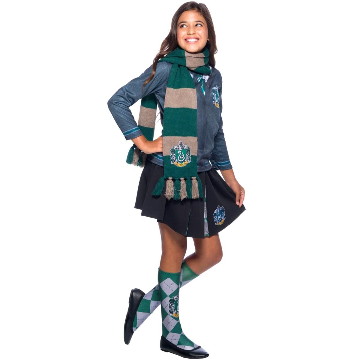 Sciarpa Harry Potter In Lana Verde Grigio Taglia Unica 347 |Rubie's