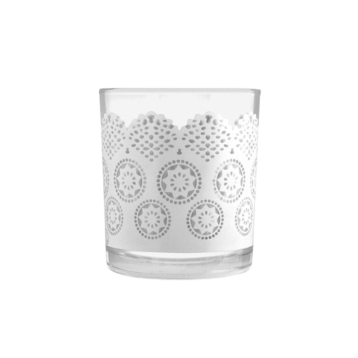 Bicchieri Vetro Set pz.3 Acqua Merletto Assortiti ml.225 | H&H