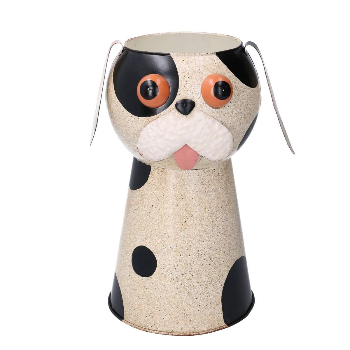 Portavaso Latta Cane Maculato cm.Ø22h30 | Vacchetti