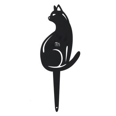 Portaspirali Gatto Nero Metallo cm.14x2x36 | Vacchetti