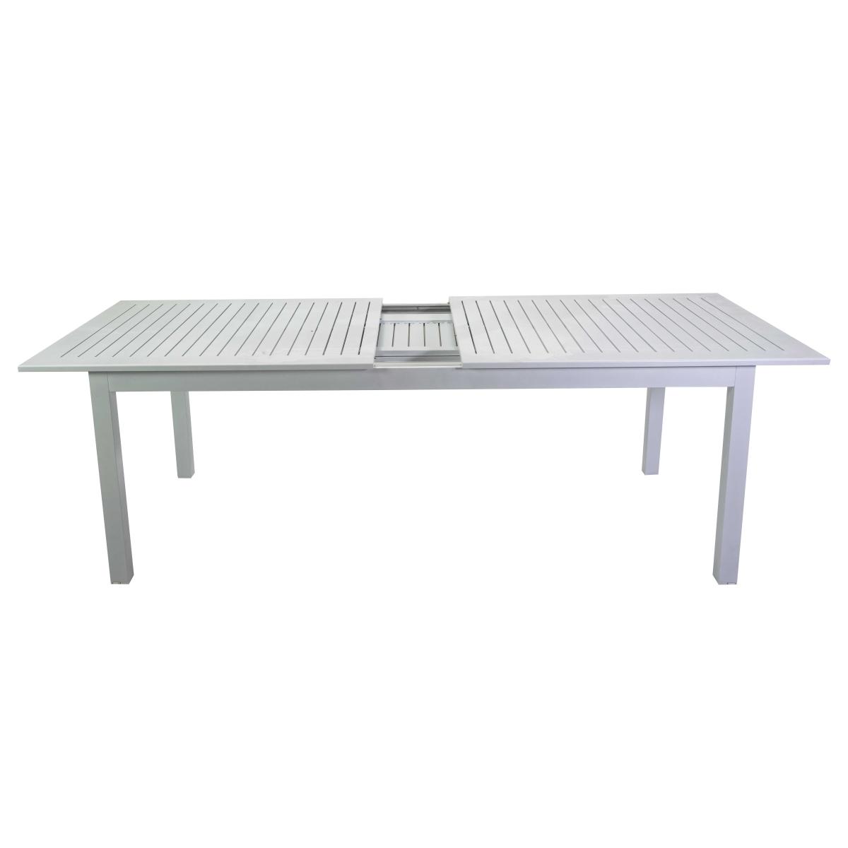 Tavolo Alluminio Monterey Allungabile Bianco cm.150/210X89H75 | Vacchetti