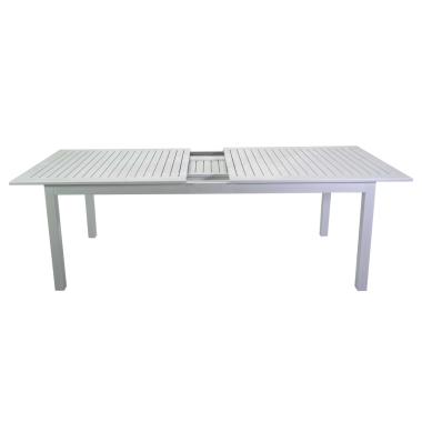 Tavolo Alluminio Monterey Allungabile Bianco cm.150/210X89H75 | Vacchetti