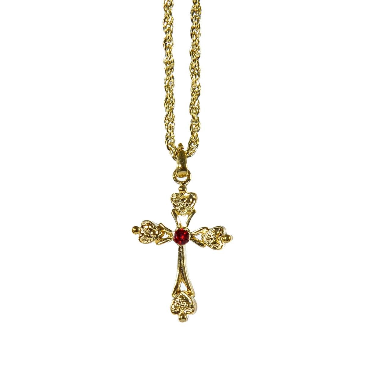 Collana Metallo Oro Con Croce |Widmann