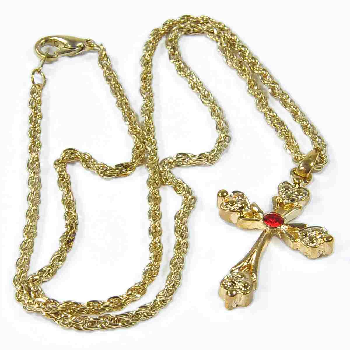 Collana Metallo Oro Con Croce |Widmann