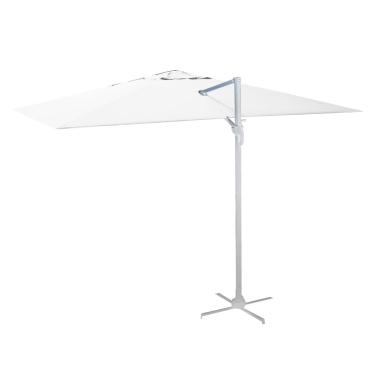 Ombrellone Alluminio New Michigan 3X3H2,65M Senza Mantovana Bianco | Vacchetti