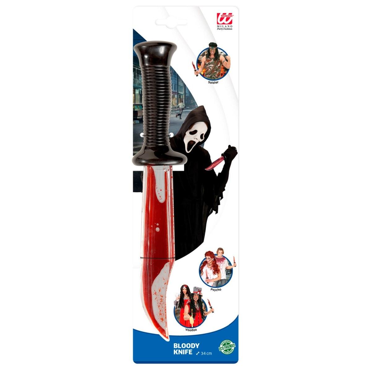 Coltello Pvc Insanguinato |Widmann