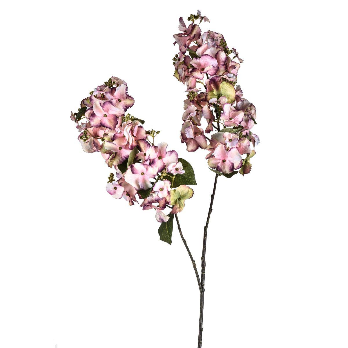 Fiore Ortensia Rosa x2 cm.117 | Bianchi Dino