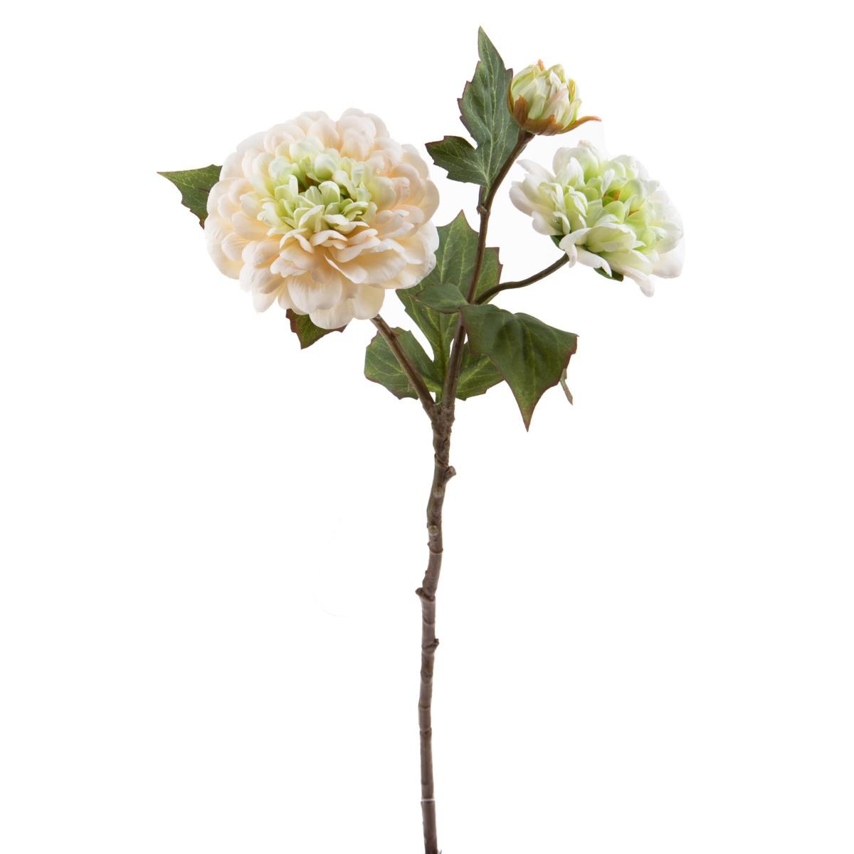 Fiore Dalia Bianco Crema x3 cm.59 | Bianchi Dino