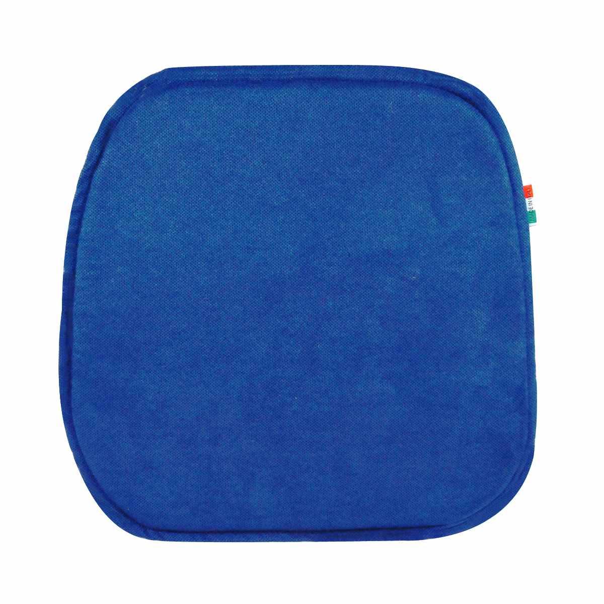 Cuscino Sedia Letizia Blu Semitondo | Alore Casa