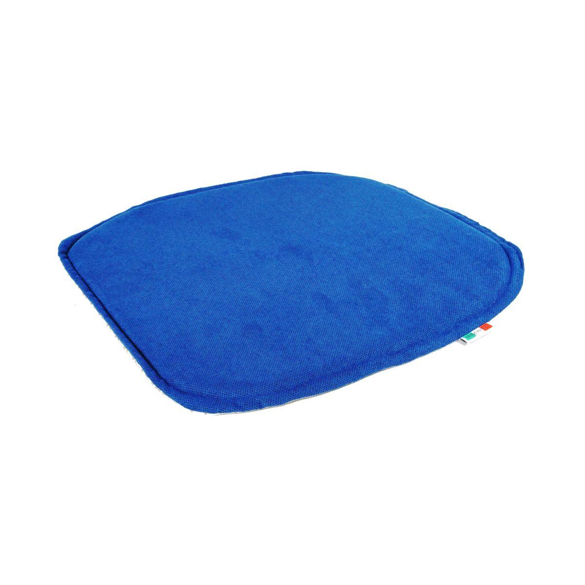 Cuscino Sedia Letizia Blu Semitondo | Alore Casa