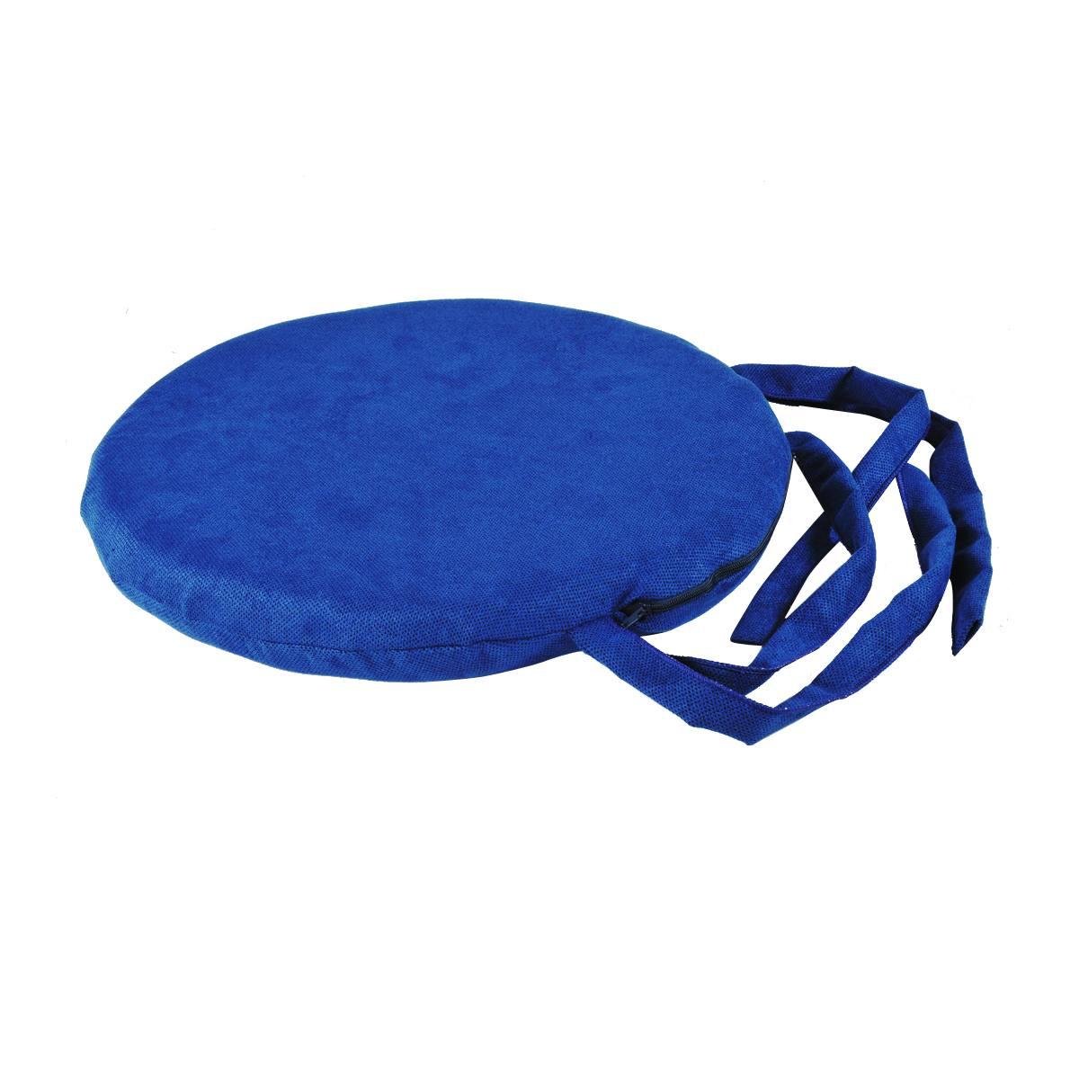 Cuscino Sedia Letizia Blu cm.Ø38 V23 | Alore Casa