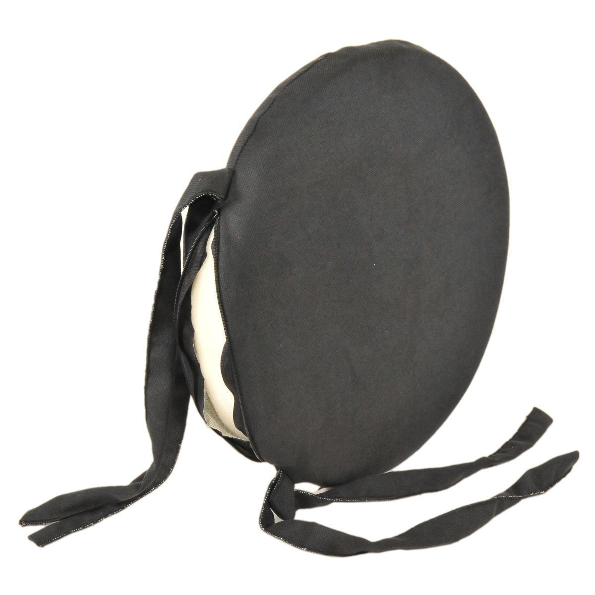 Cuscino Sedia Letizia Nero cm.Ø38 V24 | Alore Casa