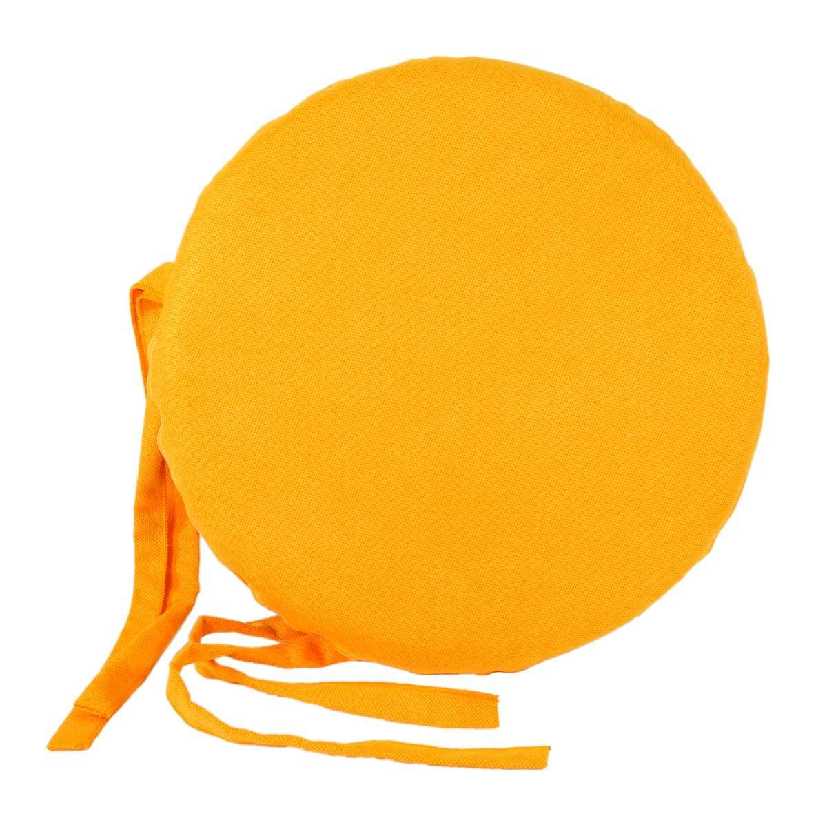Cuscino Sedia Letizia Arancio cm.Ø38 V9 | Alore Casa