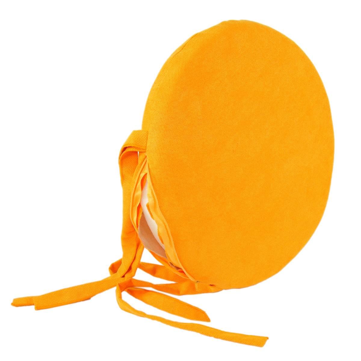 Cuscino Sedia Letizia Arancio cm.Ø38 V9 | Alore Casa
