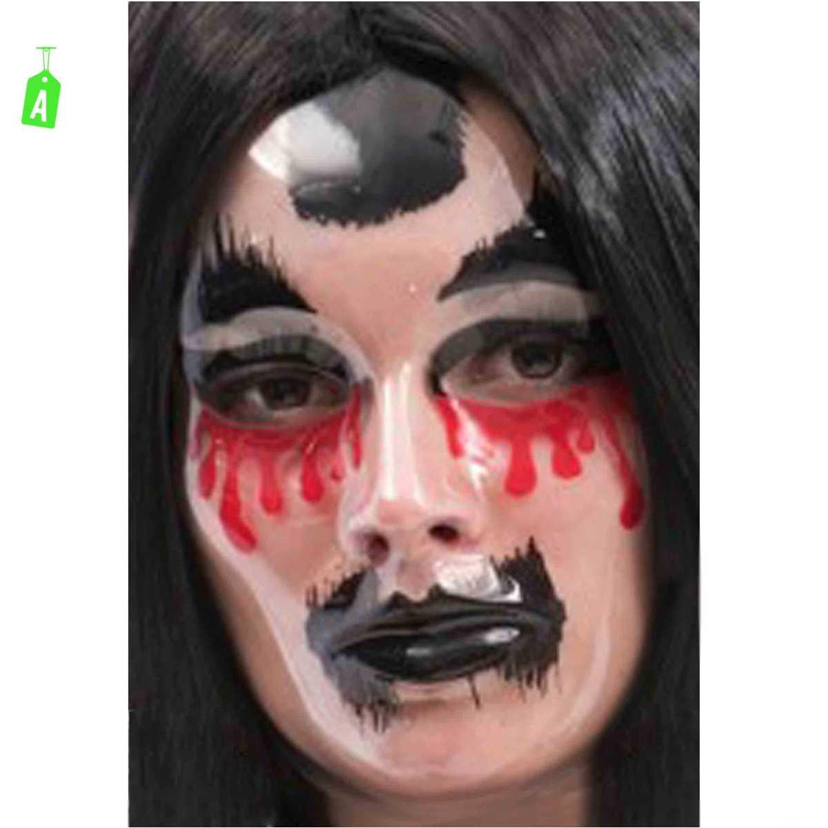 Maschera Viso Pvc Teschio Con Decorazioni 3 Modelli |Carnival Toys