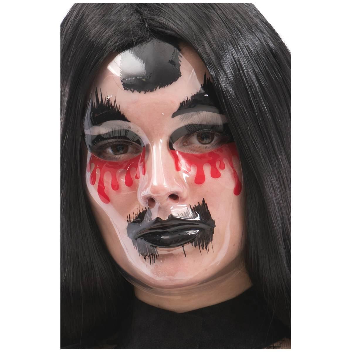 Maschera Viso Pvc Teschio Con Decorazioni 3 Modelli |Carnival Toys