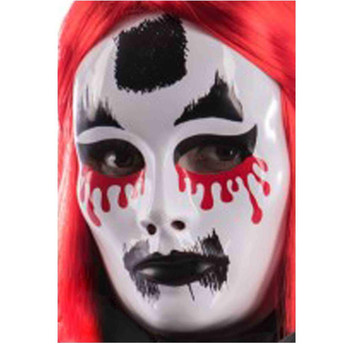 Maschera Viso Pvc Teschio Con Decorazioni 3 Modelli |Carnival Toys
