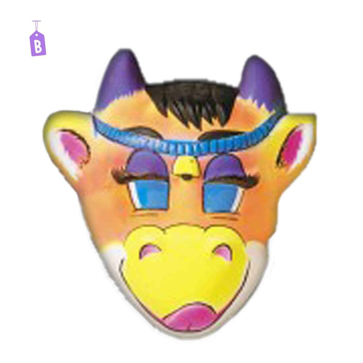 Maschera Viso Pvc Animali Multicolor 6 Modelli |Orlob