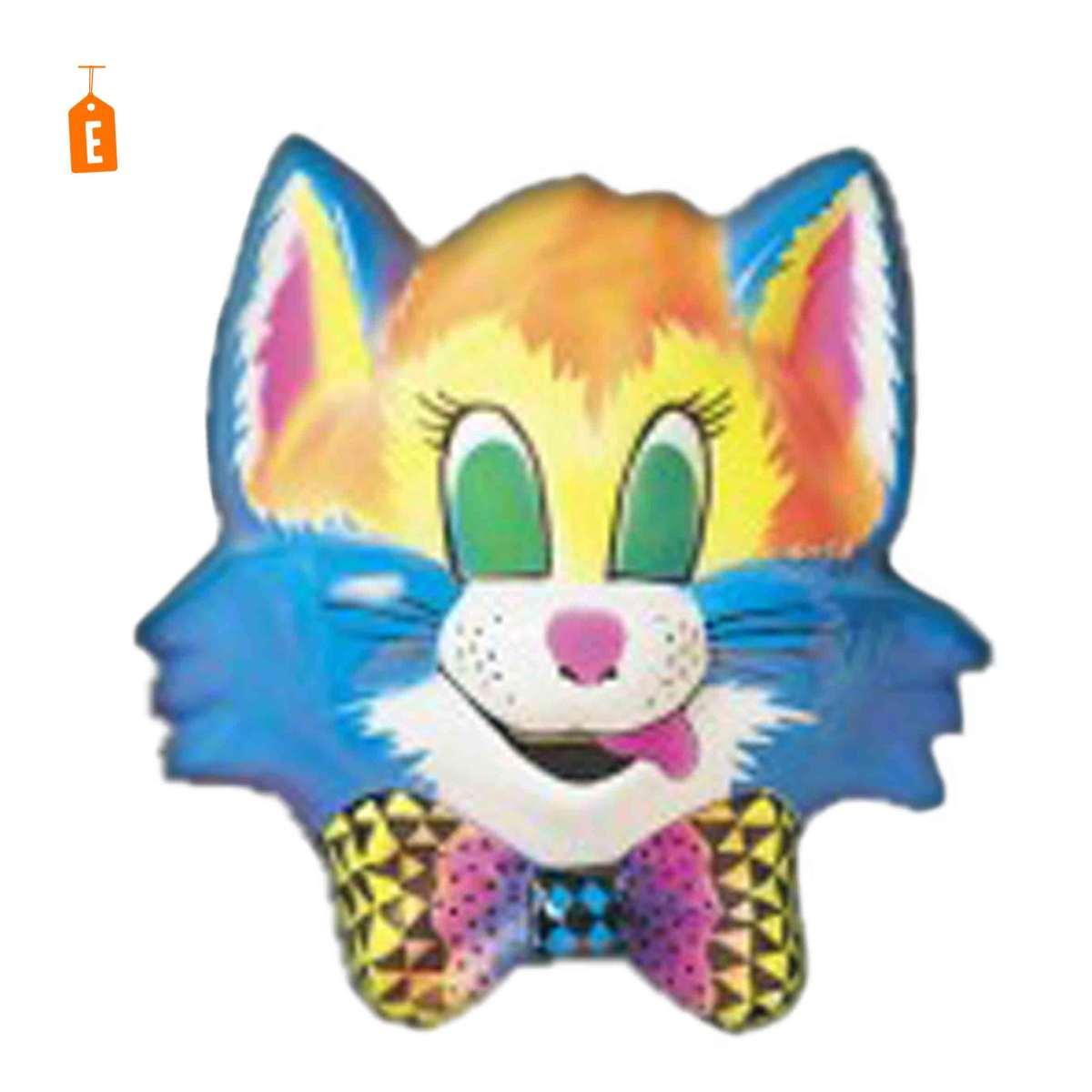 Maschera Viso Pvc Animali Multicolor 6 Modelli |Orlob