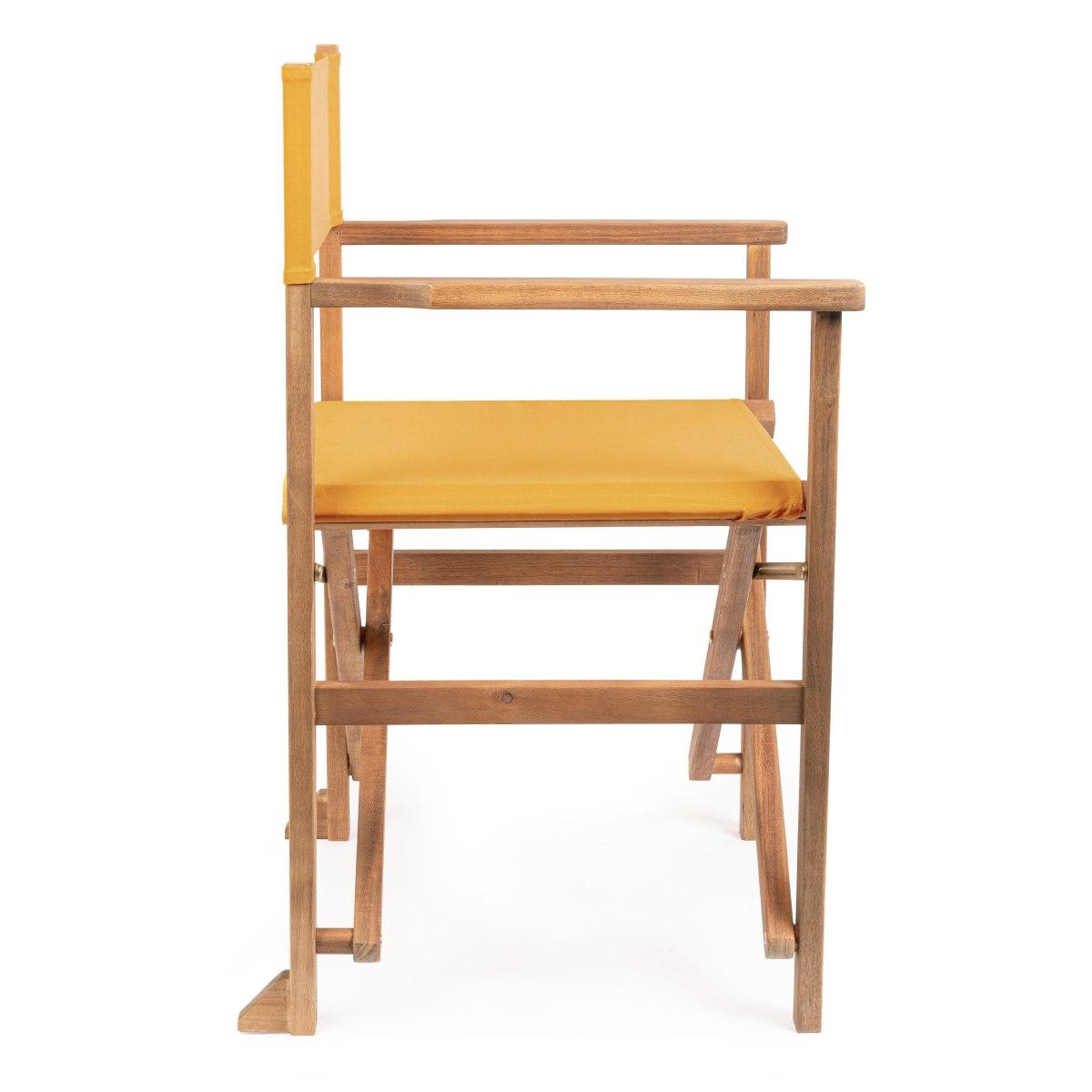 Sedia Regista Legno Noemi Senape | Bizzotto