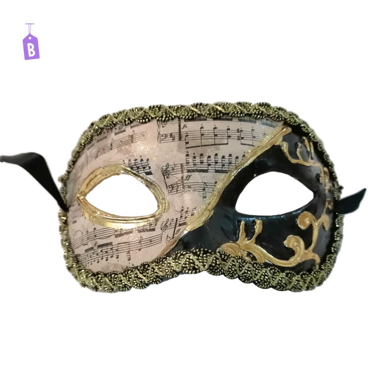 Maschera Viso Pvc Veneziana In Cartapesta 4 Modelli |Carnival Toys