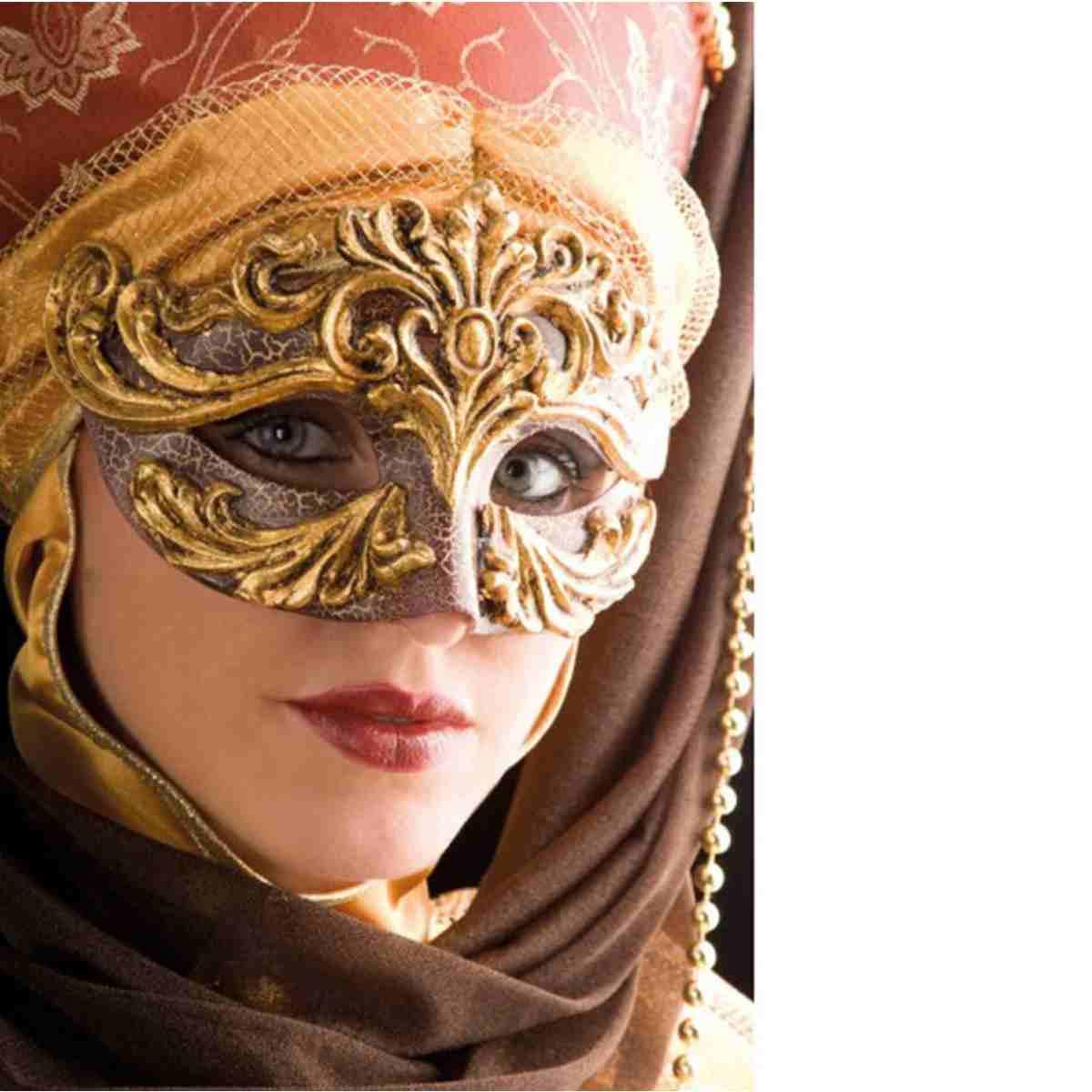Maschera Viso Pvc Veneziana 2 Modelli |Carnival Toys