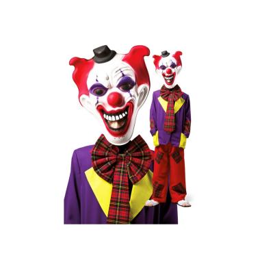 Maschera Viso Pvc Horror Clown Gigante |Carnival Toys