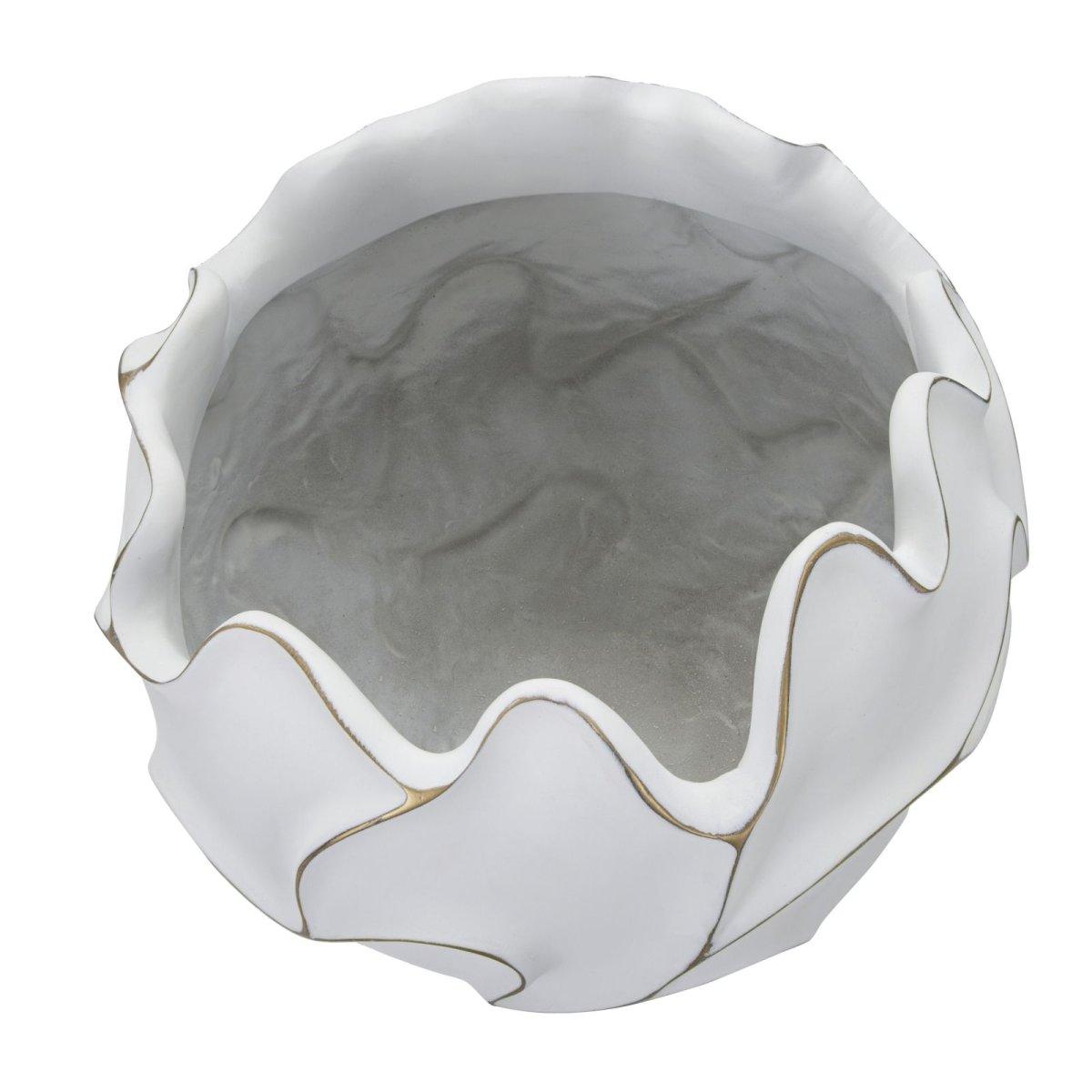 Cachepot Resina Lines cm.Ø44x37