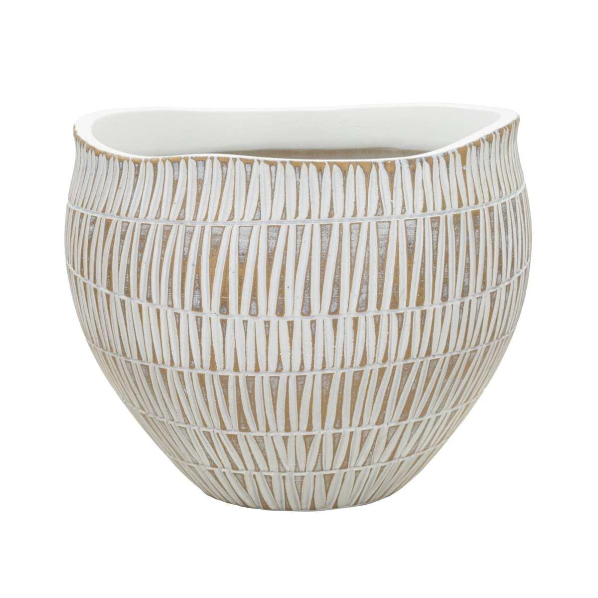 Cachepot Resina Stiky cm.Ø26x20,5