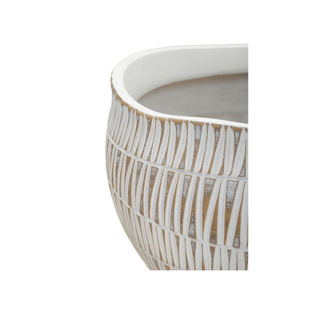 Cachepot Resina Stiky cm.Ø26x20,5
