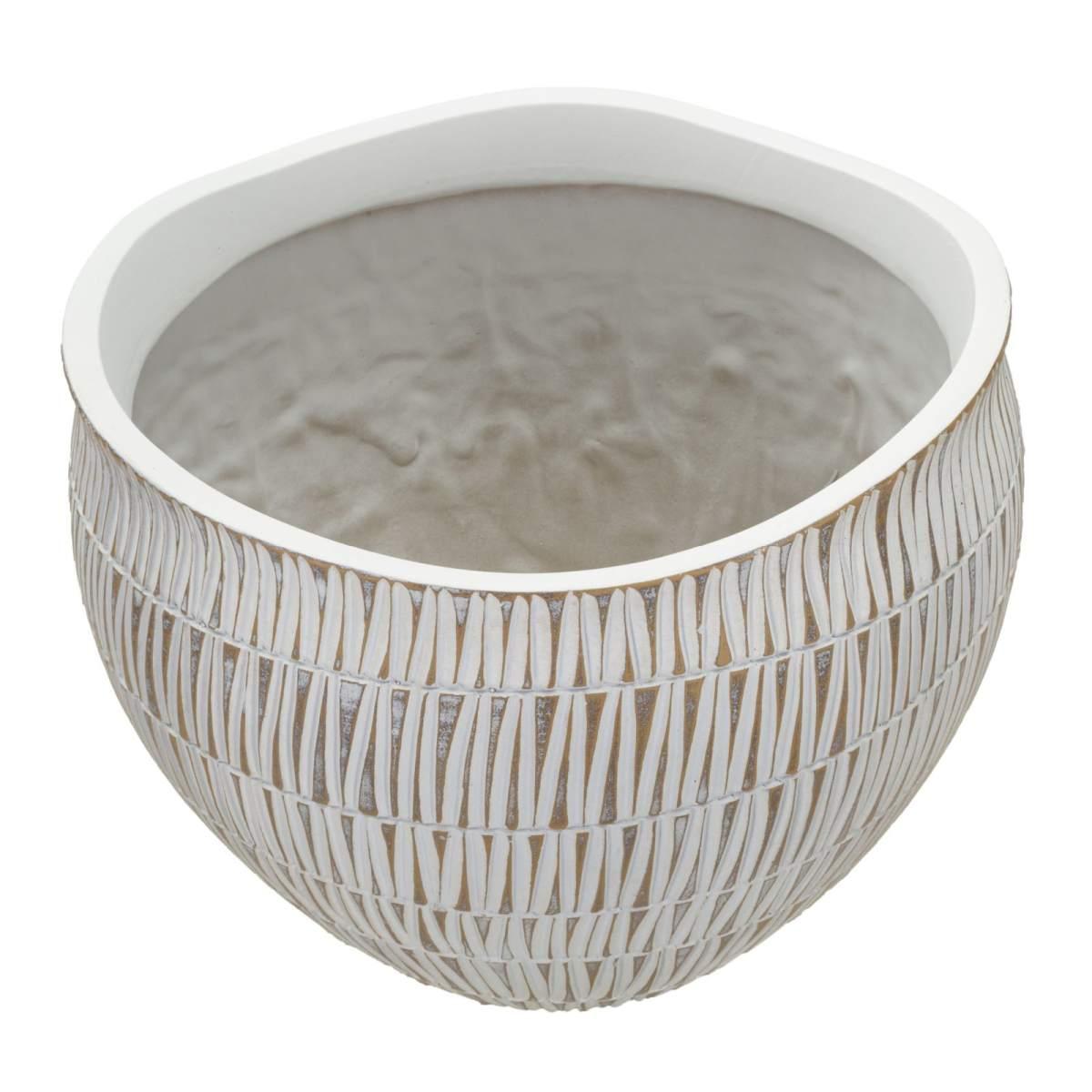 Cachepot Resina Stiky cm.Ø30,5x24,5