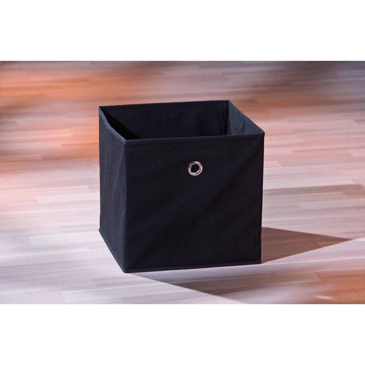 Cestino Cubo Nero cm.32x32x31