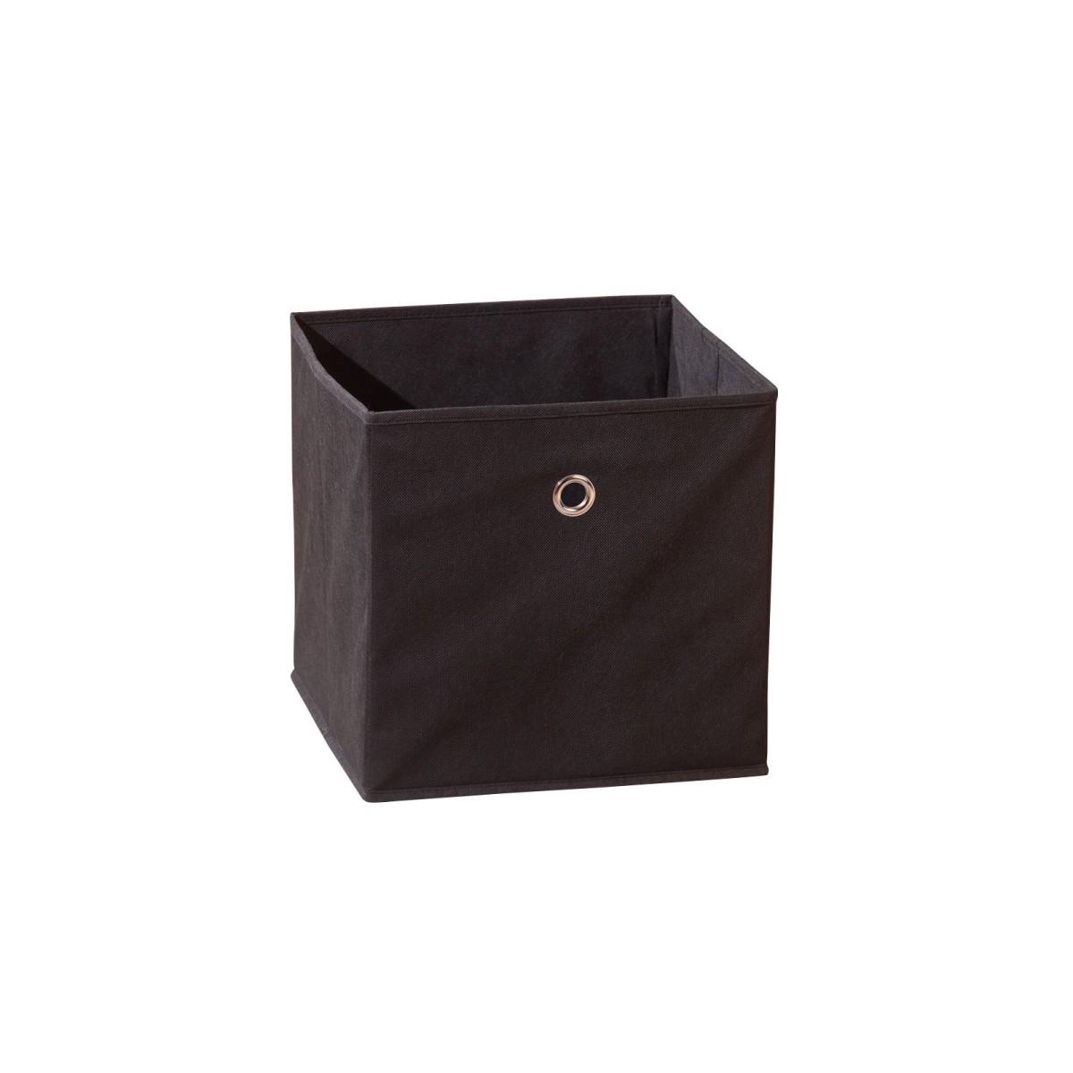 Cestino Cubo Nero cm.32x32x31