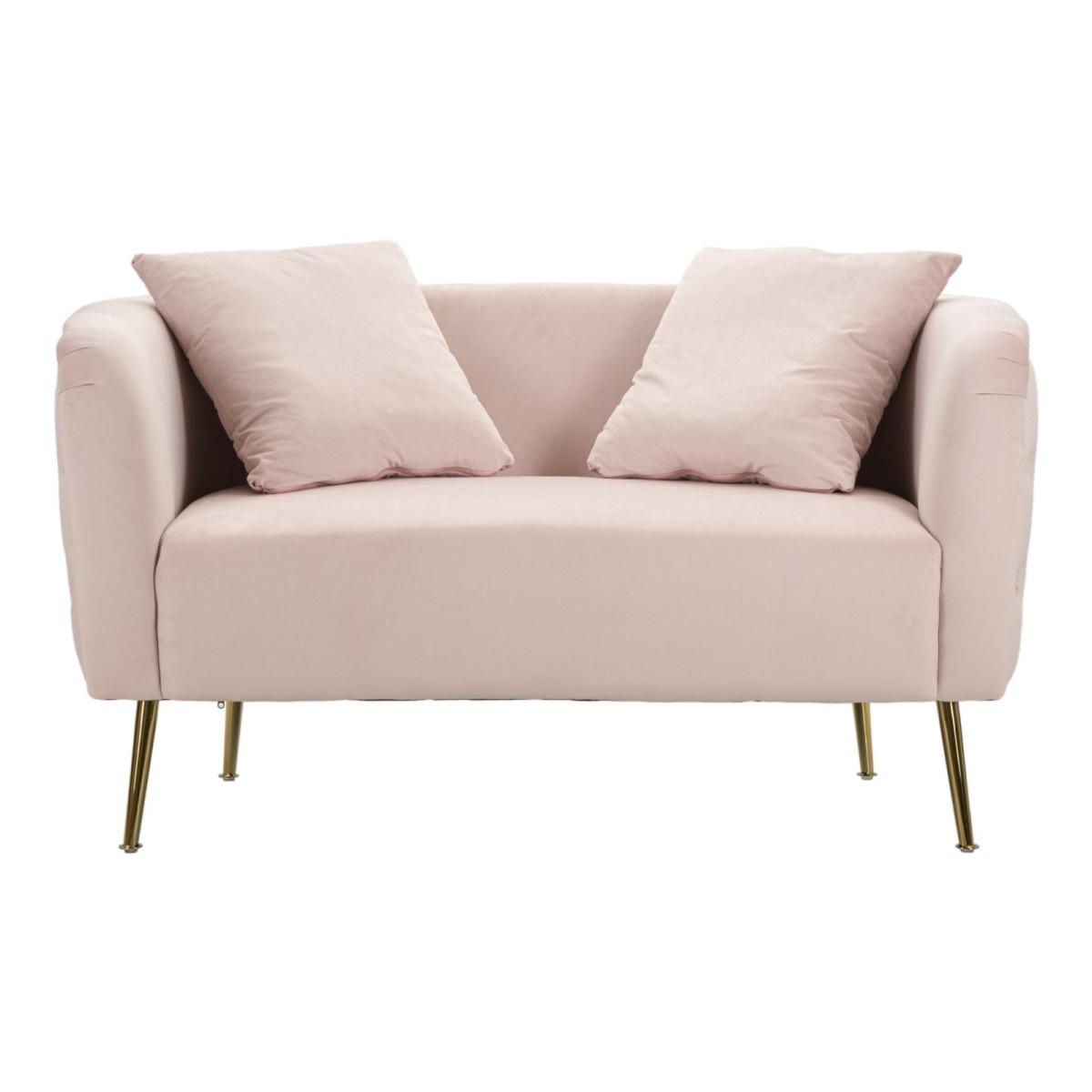 Divanetto Bucarest Rosa cm.127x74x73