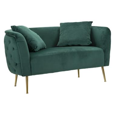 Divanetto Bucarest Verde cm.127x74x73