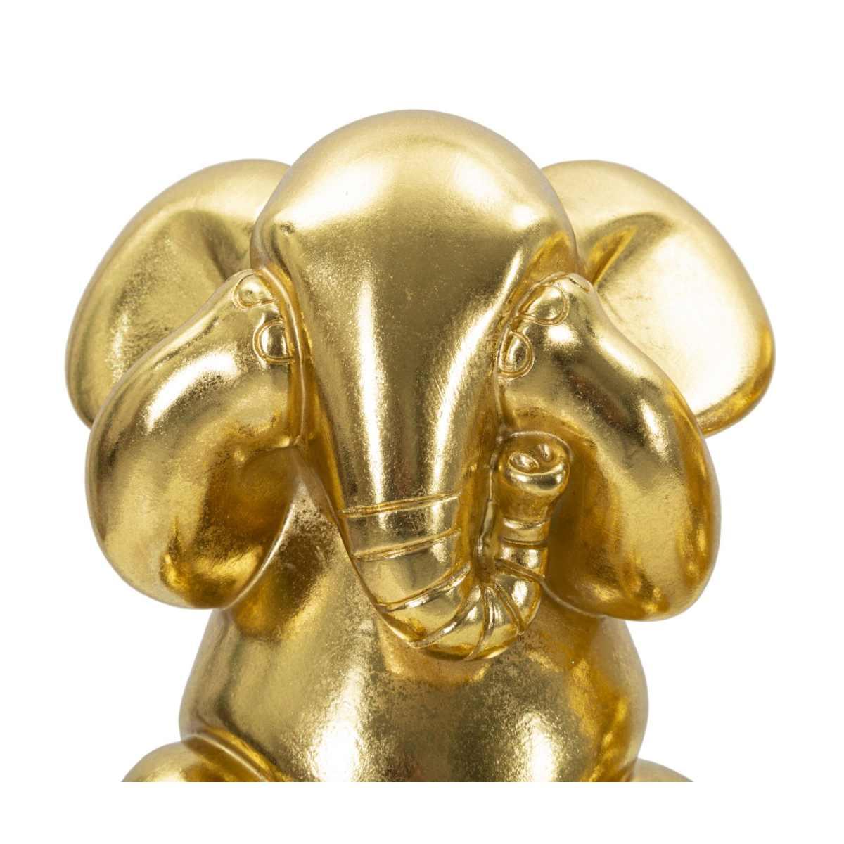 Elefante Non Vedo Non Sento Non Parlo Set 3 Pz cm.Ø15,5x20,5