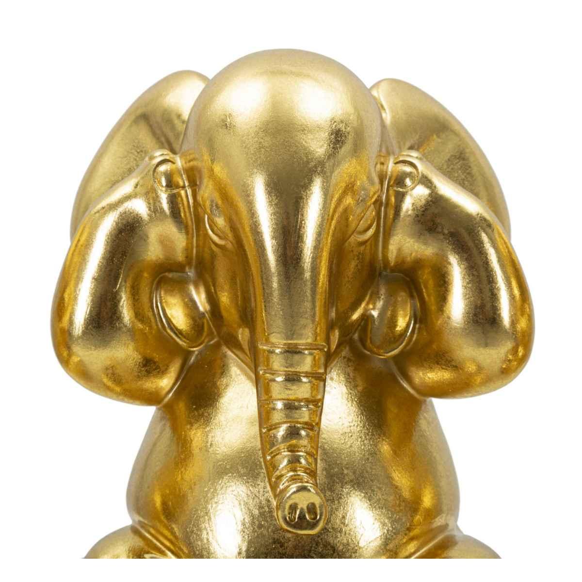 Elefante Non Vedo Non Sento Non Parlo Set 3 Pz cm.Ø15,5x20,5