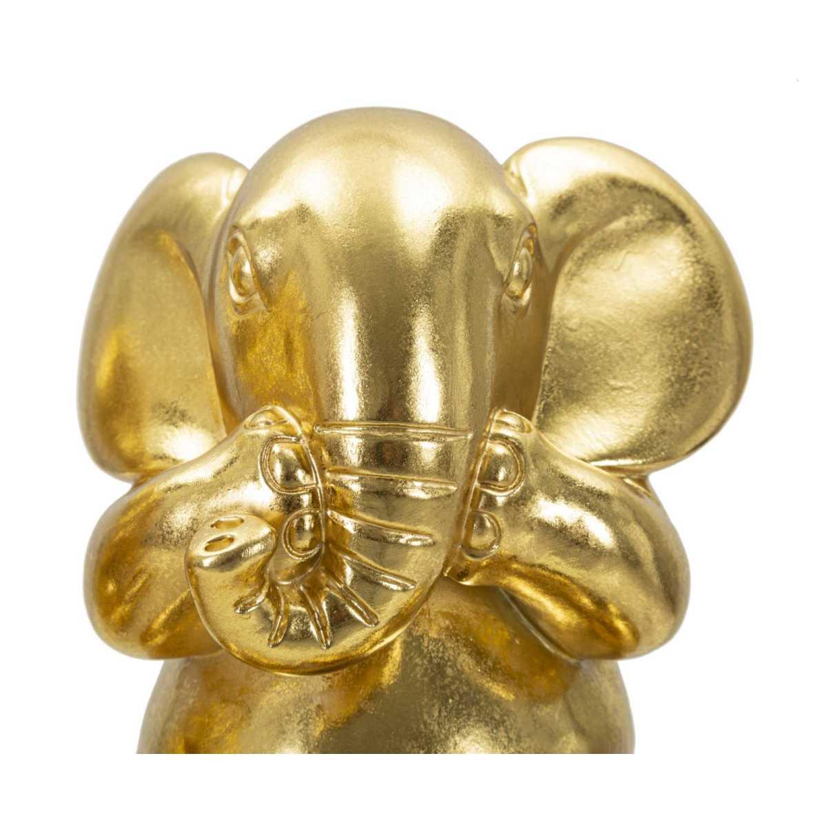 Elefante Non Vedo Non Sento Non Parlo Set 3 Pz cm.Ø15,5x20,5