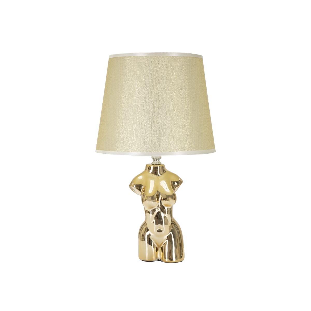 Lampada Tavolo Glam Woman cm.Ø25x39,5