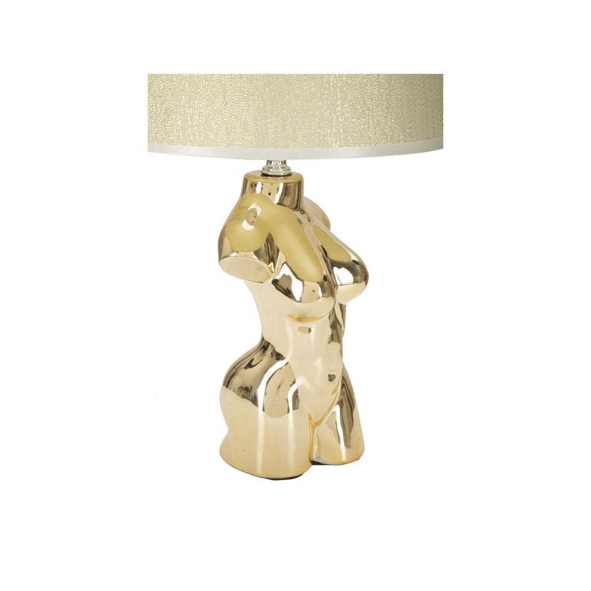 Lampada Tavolo Glam Woman cm.Ø25x39,5